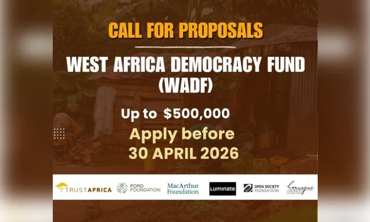 Appel à candidatures : Fonds pour la démocratie en Afrique de l'Ouest (WADF) 2026