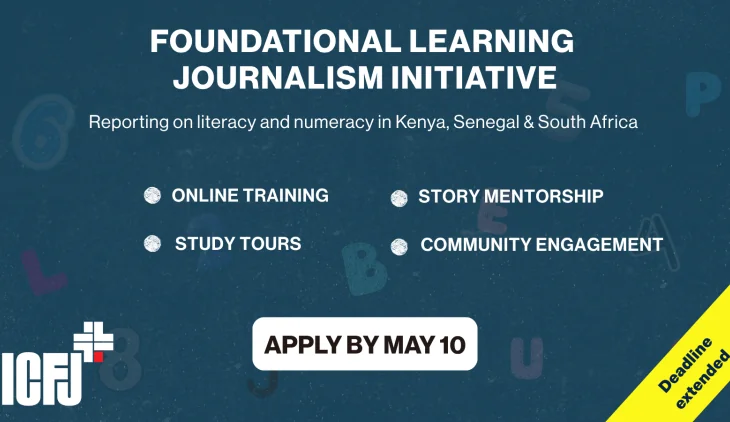 Bourse ICFJ+ 2026 pour Journalistes : Kenya, Sénégal et Afrique du Sud