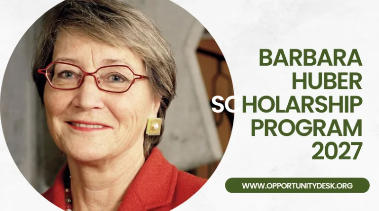 Programme de Bourses Barbara Huber 2027