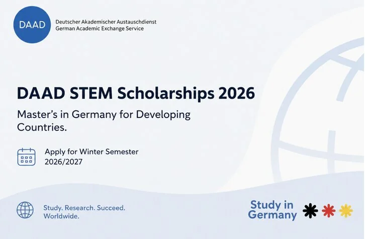 Bourses de Master DAAD en STEM 2026 pour les étudiants des pays en développement