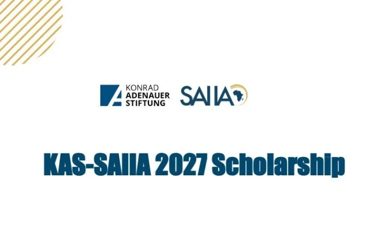Bourses KAS-SAIIA 2027 pour Étudiants en Master (Afrique du Sud)