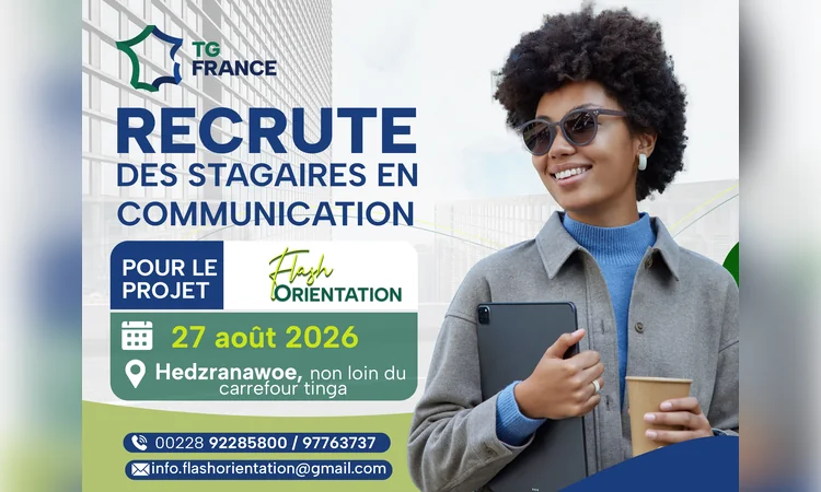 Recrutement de stagiaires en communication pour le projet Flash Orientation