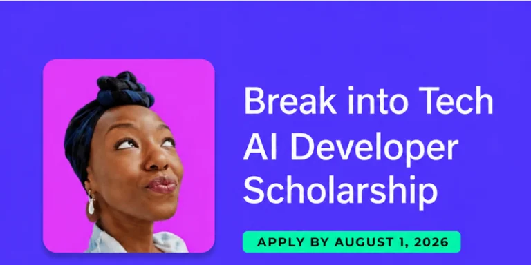 Bourse de formation en développement IA : Break Into Tech 2026 (100% financée)