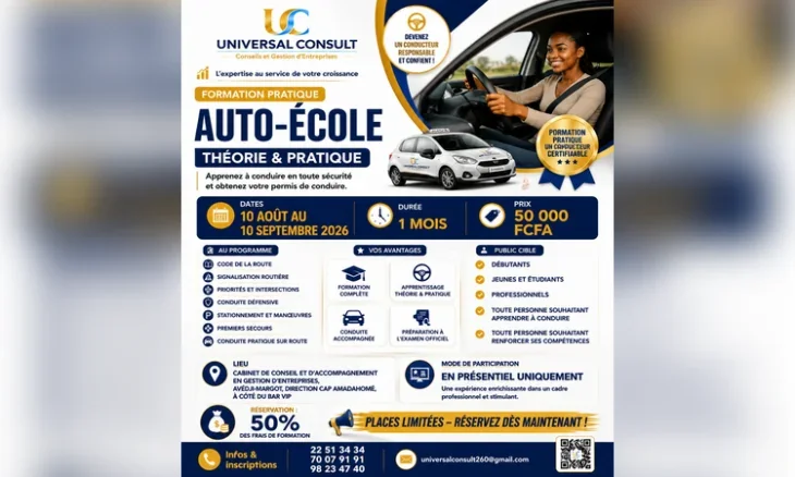 Formation Auto-École : Théorie & Pratique